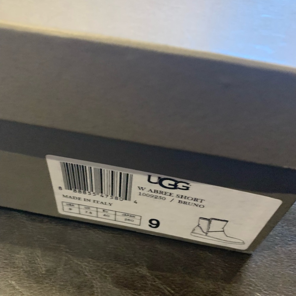 Ugg Abree Short Made in Italy Sz 9 - Picture 6 of 6